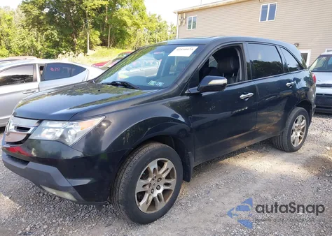 2009 Acura Mdx Technology Package from USA, damaged, VIN 2HNYD28449H517900